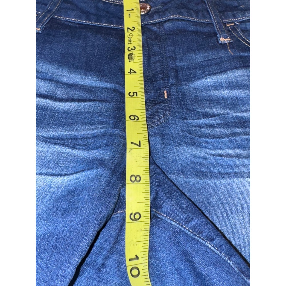 Daytrip Stretchy Refined Lynx Distressed Denim Cut Off Shorts Frayed Hem Size 28 - Picture 5 of 10